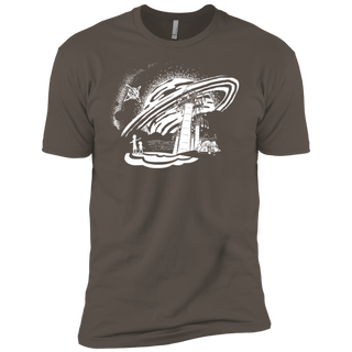 Rick And Morty Dimension 35-c Black And White Men's T-Shirt