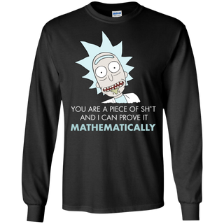 Rick And Morty Mathematical Proof Quote LS Cotton T-Shirt