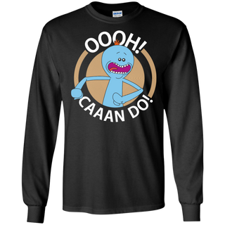 Rick And Morty Mr Meeseeks Oooh Caaan Do LS Cotton T-Shirt