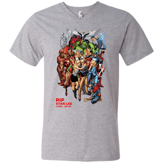 Rip Stan Lee Father Of Super Heroes Men's V-Neck T-Shirt
