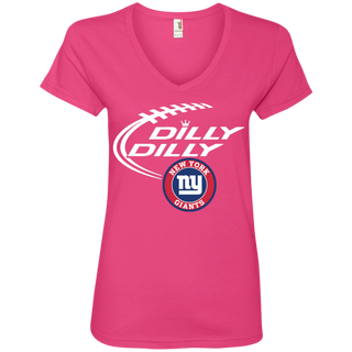 Dilly Dilly New York Giants Nfl Football Women's V-Neck T-Shirt