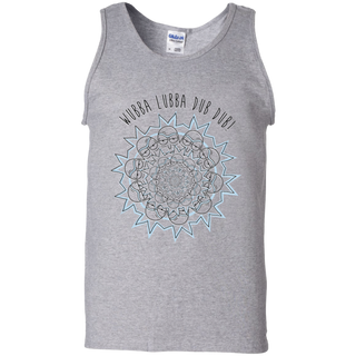 Rick And Morty Wubba Lubba Dub Dub Slogan Men's Tank Top