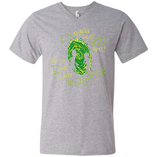 Rick And Morty Bitch I Was Ready Yesterday Men's V-Neck T-Shirt