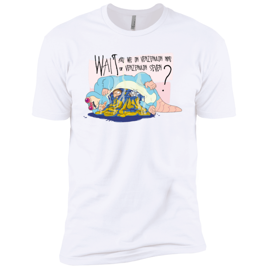 Ricky And Morty Which Venzenulon Are We On Men's T-Shirt
