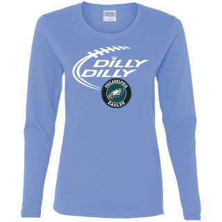 Dilly Dilly Philadelphia Eagles Nfl Football Women's Long Sleeve Shirt
