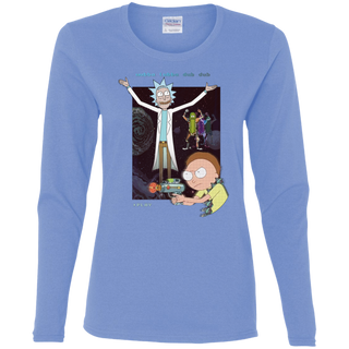Rick And Morty Retro Video Game Women's Long Sleeve Shirt
