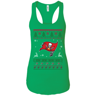 Tampa Bay Buccaneers Logo Football Teams Ugly Christmas Sweater Women's Tank