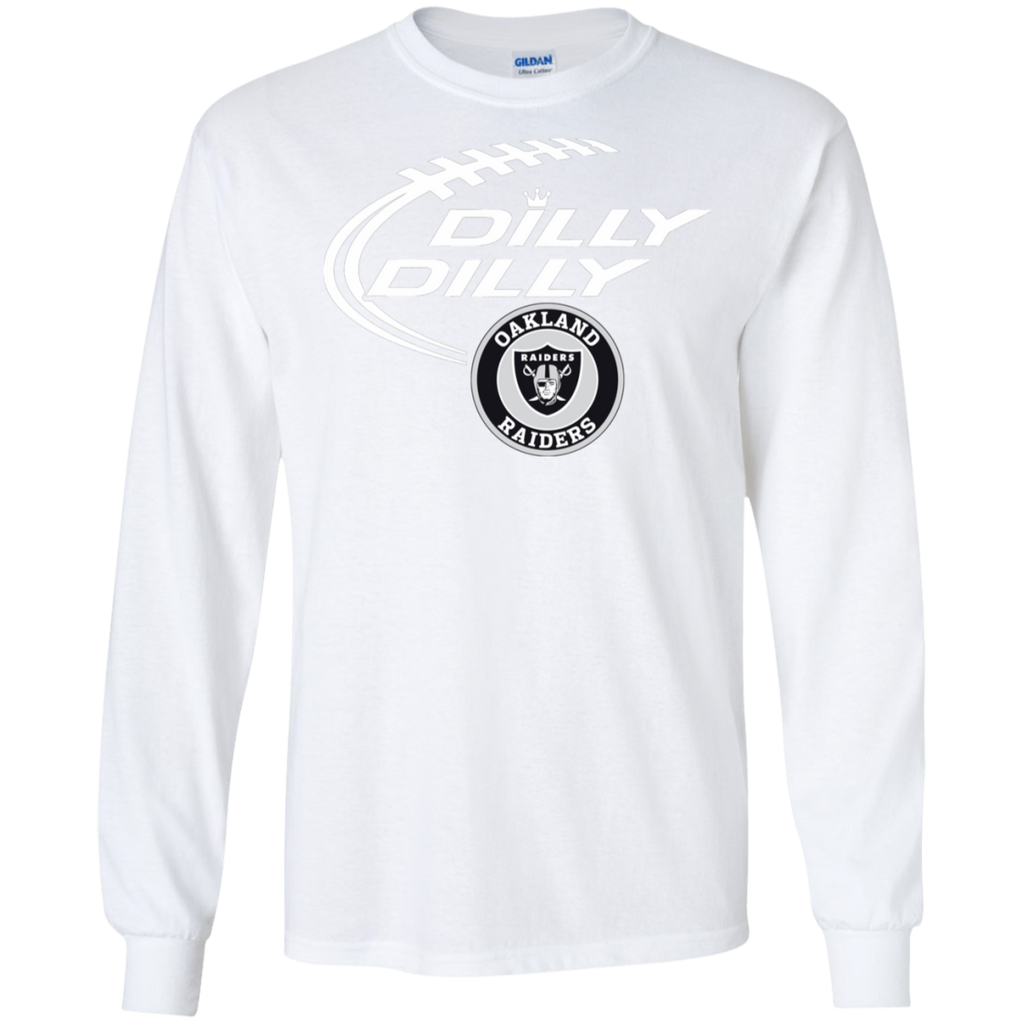 Dilly Dilly Oakland Raiders Nfl Football LS Cotton T-Shirt