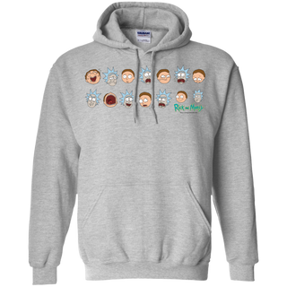 Rick And Morty Expressions Hoodie