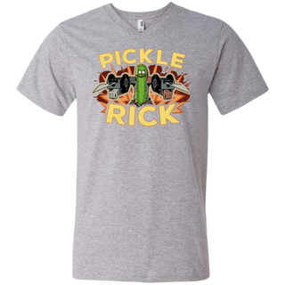 Rick And Morty Pickle Rick Men's V-Neck T-Shirt