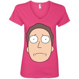 Rick And Morty Jerry Smith Women's V-Neck T-Shirt
