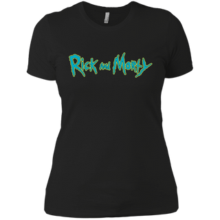 Rick And Morty Title Typography Women's T-Shirt