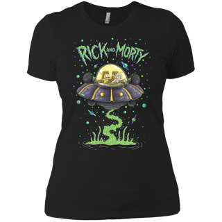 Rick And Morty Spaceship Illustration Women's T-Shirt
