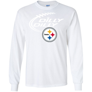 Dilly Dilly Pittsburgh Steelers Logo Nfl Football LS Cotton T-Shirt