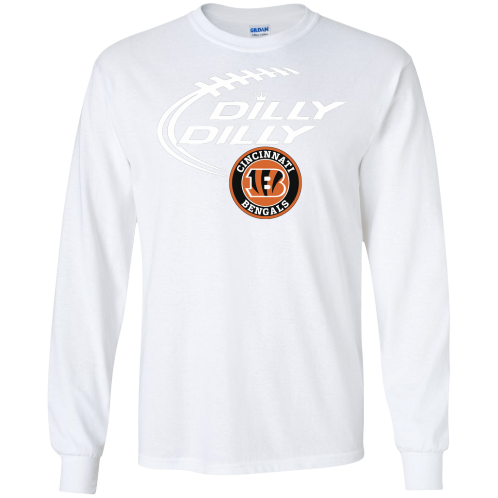 Dilly Dilly Cincinnati Bengal Nfl Football LS Cotton T-Shirt