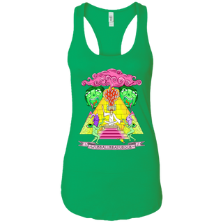 Rick And Morty Pyramid With Catchphrase Women's Tank