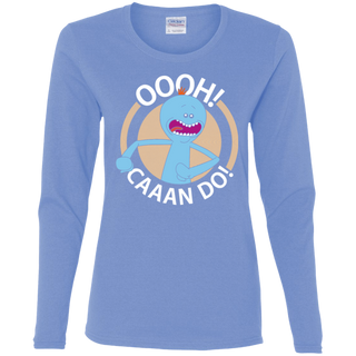 Rick And Morty Mr Meeseeks Oooh Caaan Do Women's Long Sleeve Shirt