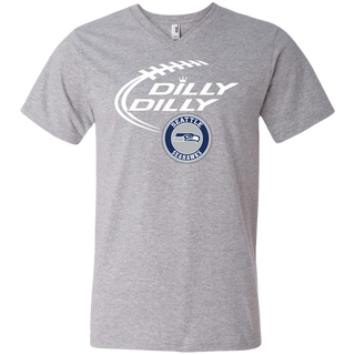 Dilly Dilly Seatle Seahawk Nfl Football Men's V-Neck T-Shirt