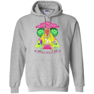 Rick And Morty Pyramid With Catchphrase Hoodie