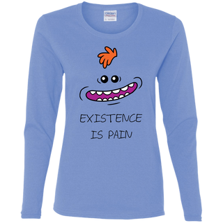 Rick And Morty Mr Meeseeks Existence Is Pain Women's Long Sleeve Shirt