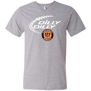 Dilly Dilly Cincinnati Bengal Nfl Football Men's V-Neck T-Shirt