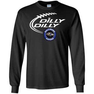 Dilly Dilly Baltimore Ravens Nfl Football LS Cotton T-Shirt