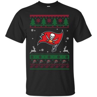 Tampa Bay Buccaneers Logo Football Teams Ugly Christmas Sweater Ultra Cotton T-Shirt