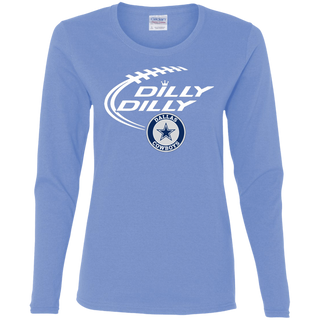 Dilly Dilly Dallas Cowboys Nfl Football Women's Long Sleeve Shirt