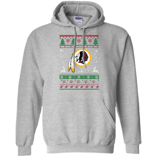 Washington Redskins Logo Football Teams Ugly Christmas Sweater Hoodie