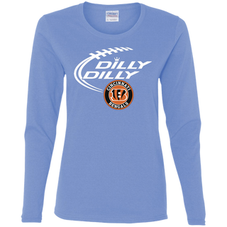 Dilly Dilly Cincinnati Bengal Nfl Football Women's Long Sleeve Shirt