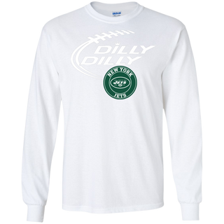 Dilly Dilly New York Jets Nfl Football LS Cotton T-Shirt
