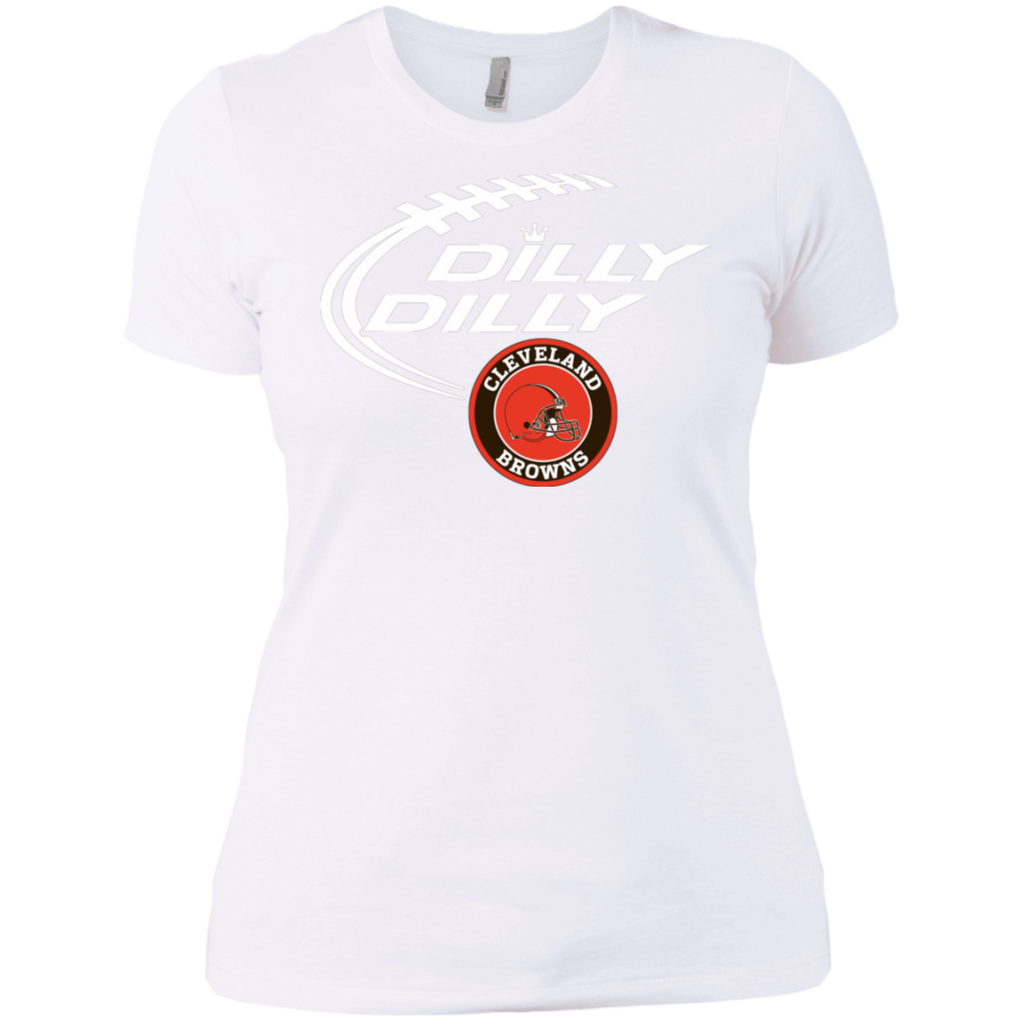 Dilly Dilly Cleverlan Browns Nfl Football Women's T-Shirt