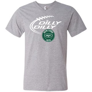Dilly Dilly New York Jets Nfl Football Men's V-Neck T-Shirt
