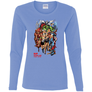 Rip Stan Lee Father Of Super Heroes Women's Long Sleeve Shirt