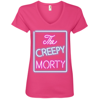 Rick And Morty The Creepy Morty Club Women's V-Neck T-Shirt