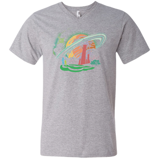 Rick And Morty Dimension Men's V-Neck T-Shirt