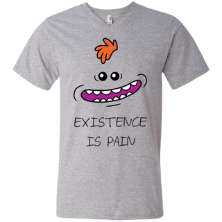 Rick And Morty Mr Meeseeks Existence Is Pain Men's V-Neck T-Shirt