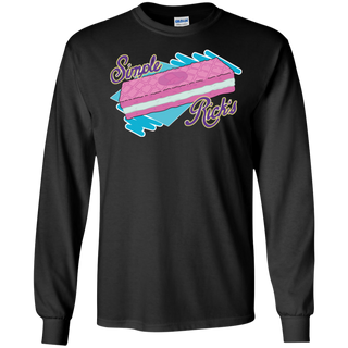 Rick And Morty Simple Rick's Wafer Cookie LS Cotton T-Shirt