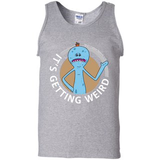 Rick And Morty Mr Meeseeks It's Getting Weird Mug Men's Tank Top