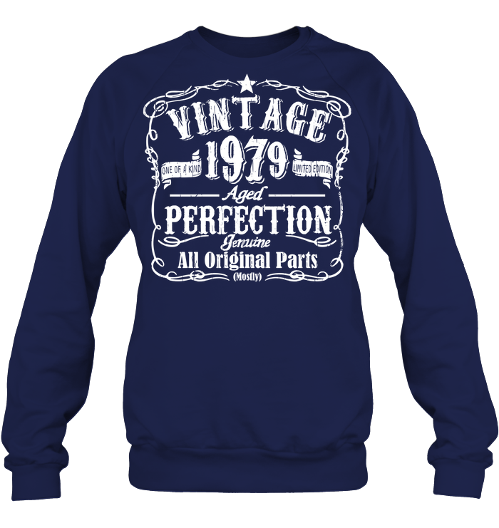 Vintage 1979 Birthday - 39 Years Old 39th Birthday Crewneck Sweatshirt