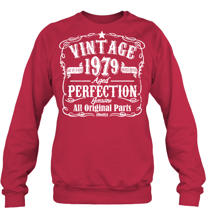 Vintage 1979 Birthday - 39 Years Old 39th Birthday Crewneck Sweatshirt
