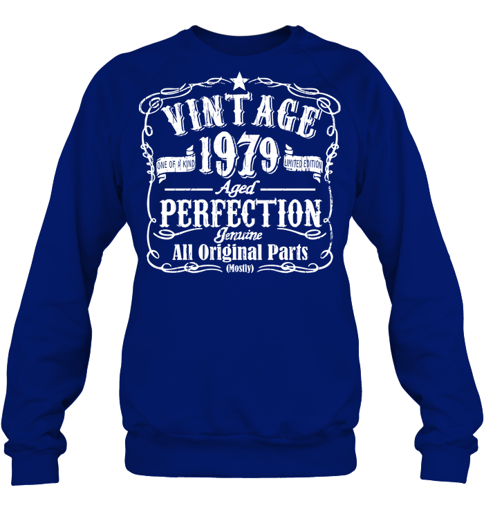 Vintage 1979 Birthday - 39 Years Old 39th Birthday Crewneck Sweatshirt