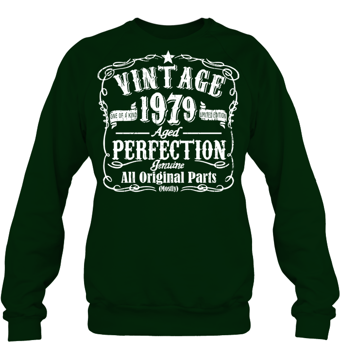 Vintage 1979 Birthday - 39 Years Old 39th Birthday Crewneck Sweatshirt