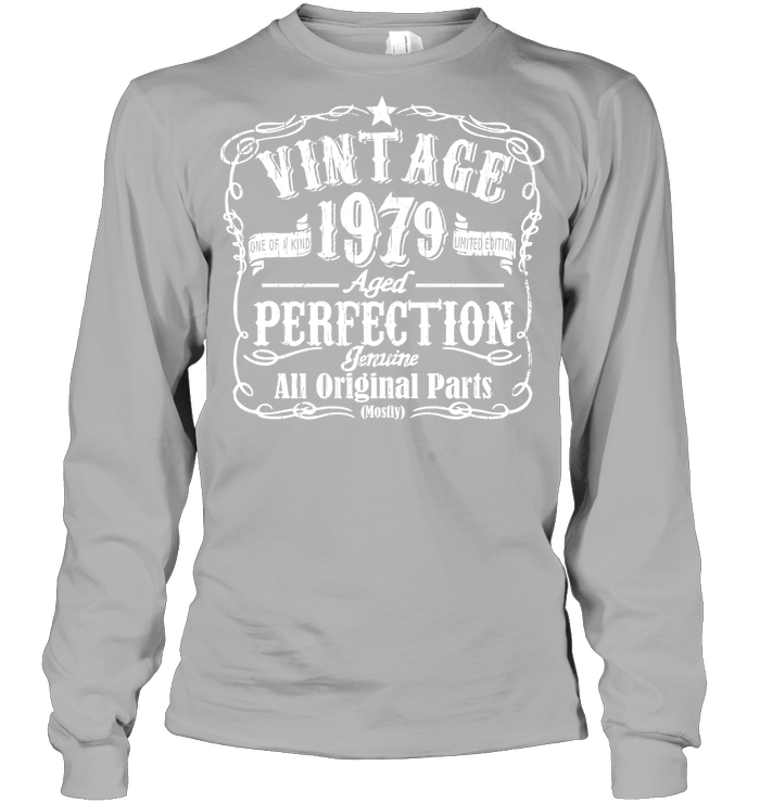 Vintage 1979 Birthday - 39 Years Old 39th Birthday Long Sleeve Shirt