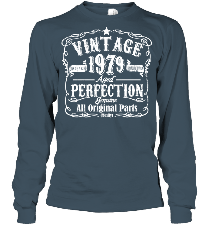Vintage 1979 Birthday - 39 Years Old 39th Birthday Long Sleeve Shirt